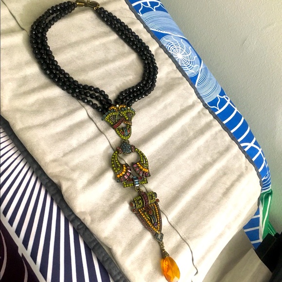 Heidi Daus Multi Swarovski Shield & Bell Necklace - Picture 6 of 15